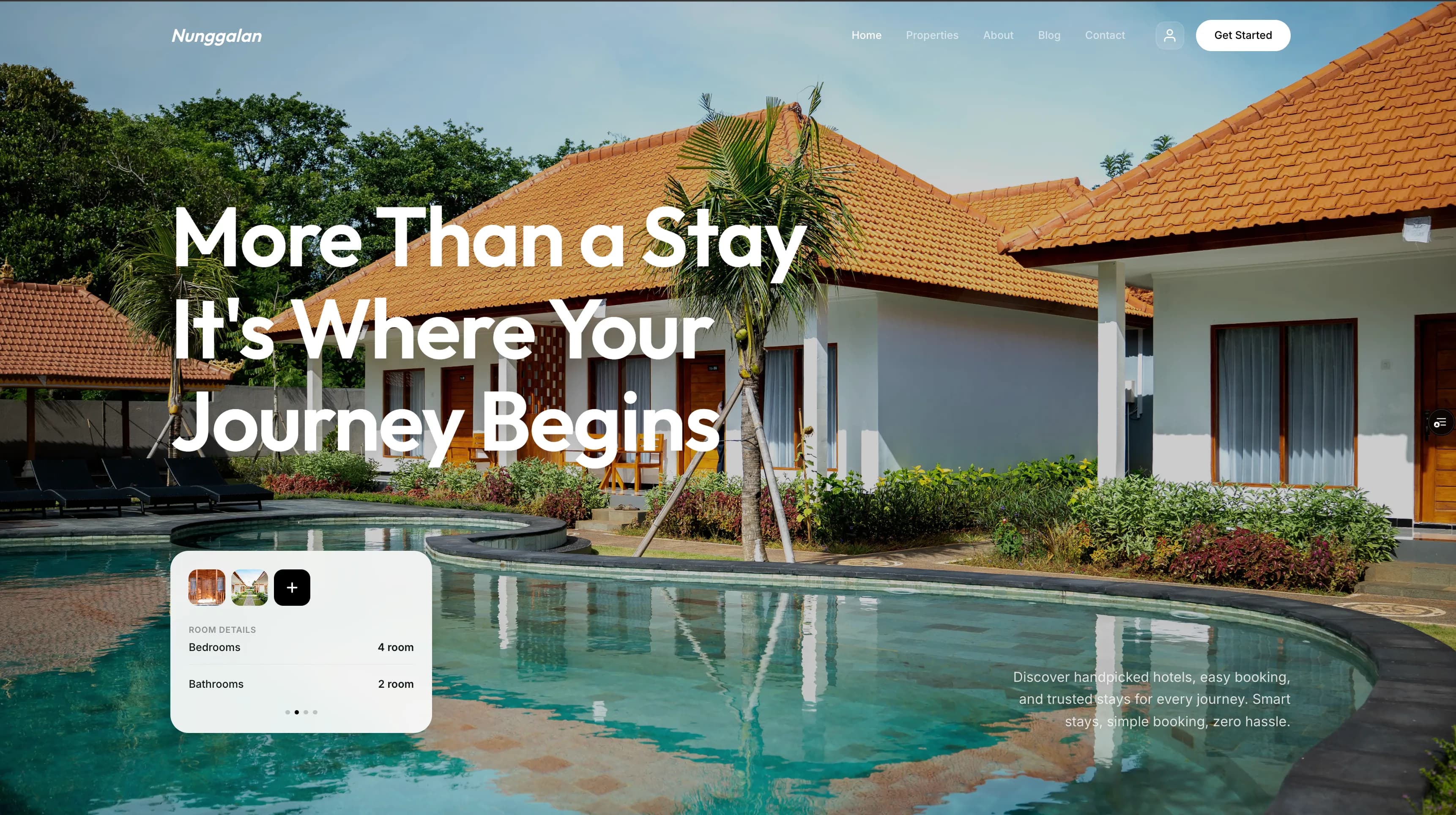 Contoh website villa Bali