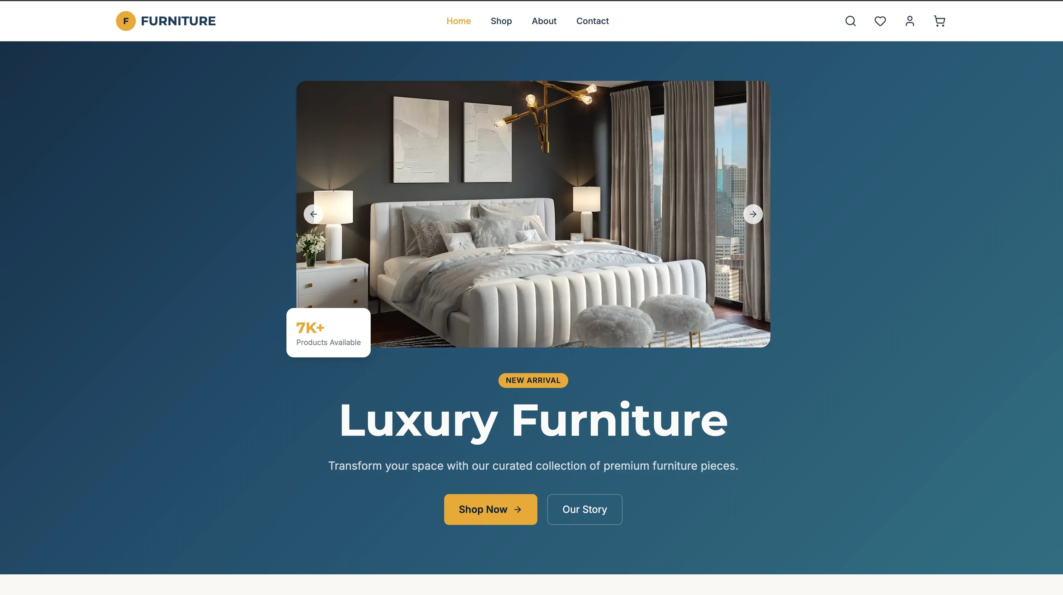 Contoh website interior designer Bali